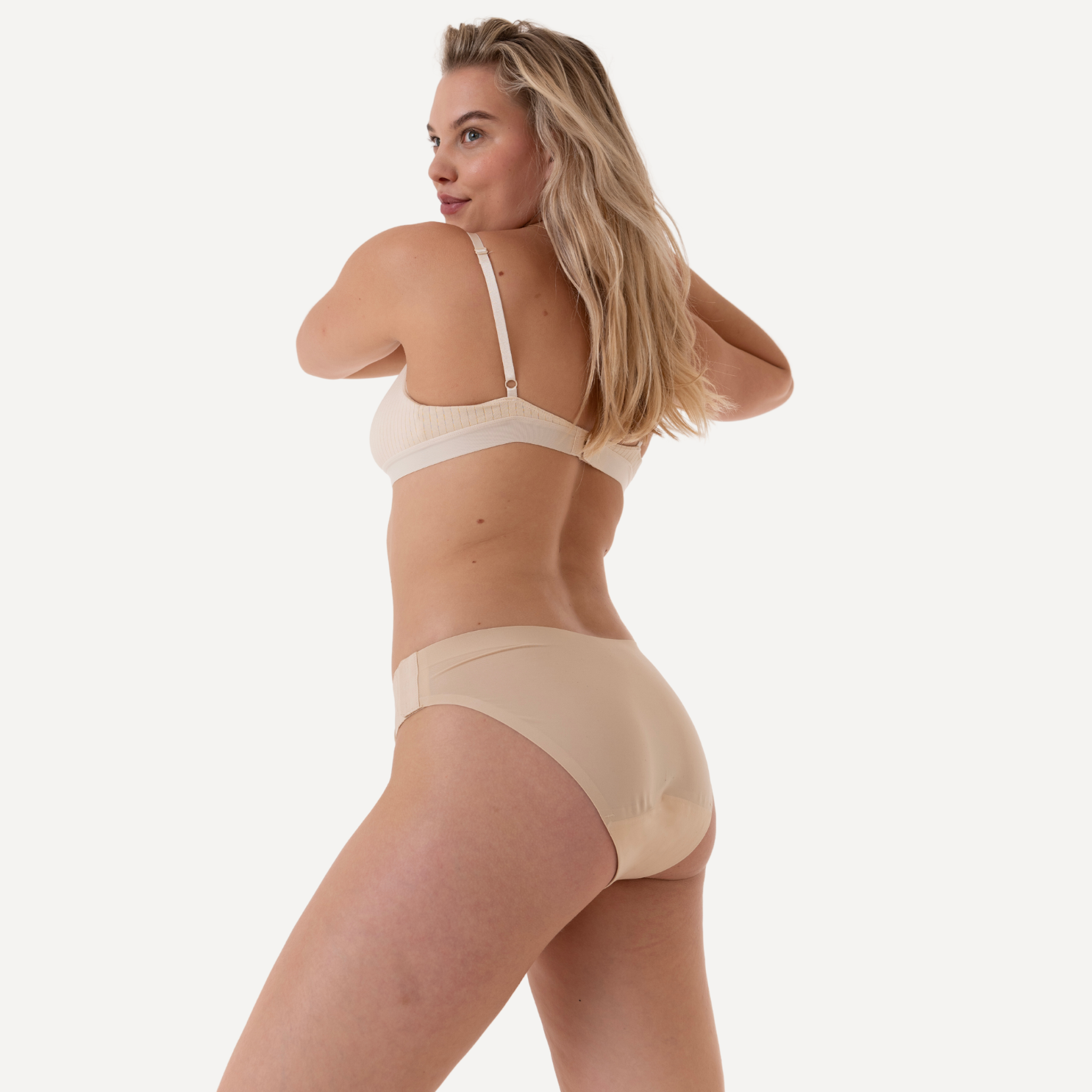Rhea a prueba de fugas (sin costuras con cierre)