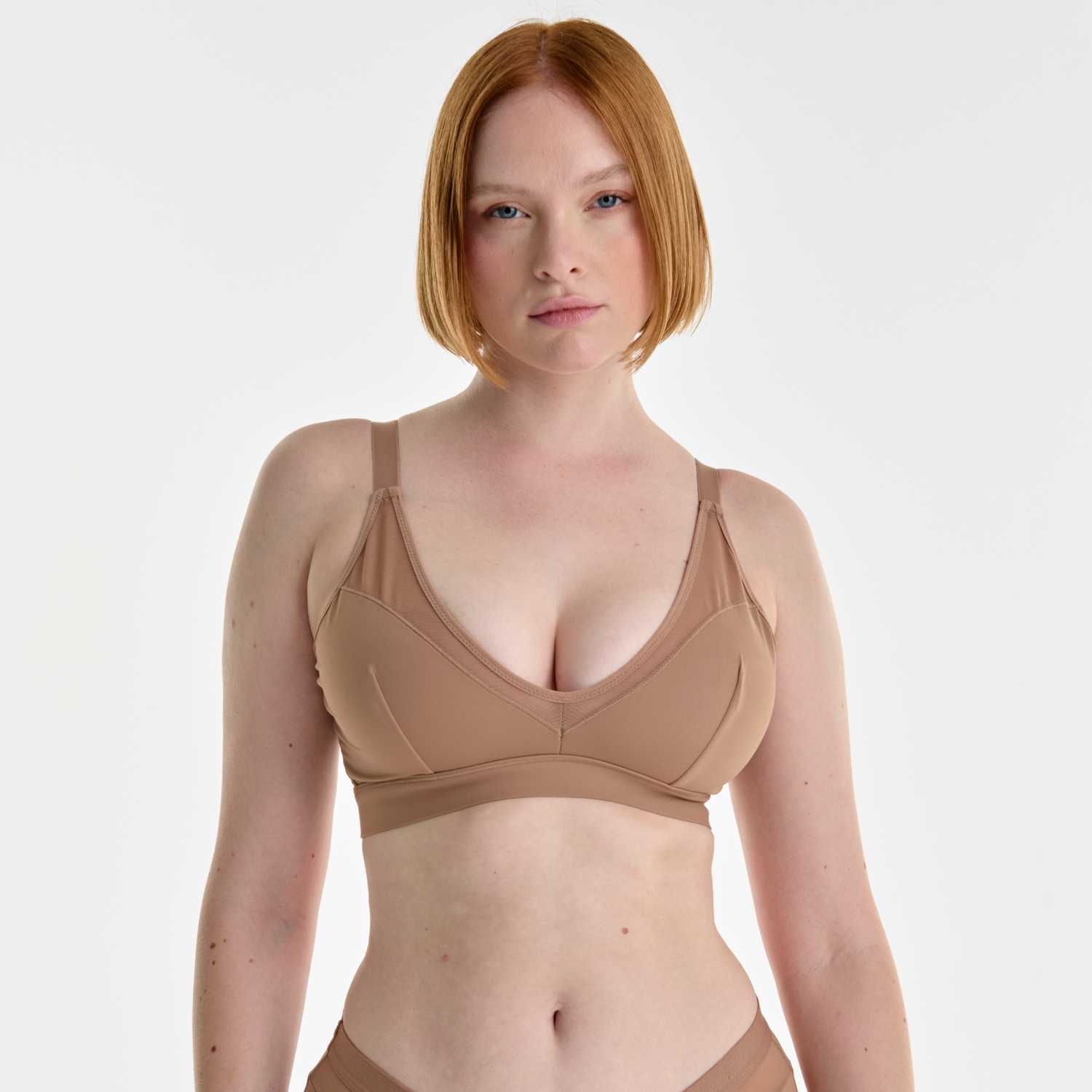 Plunge Mesh Bralette Maïa