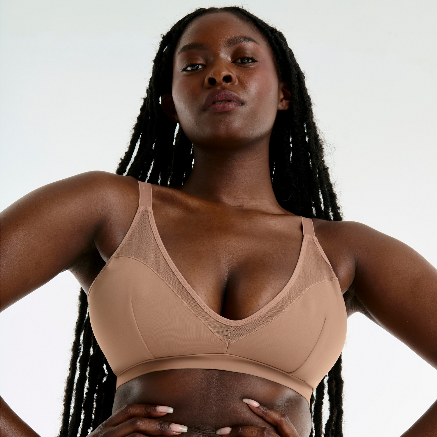 Plunge Mesh Bralette Maïa