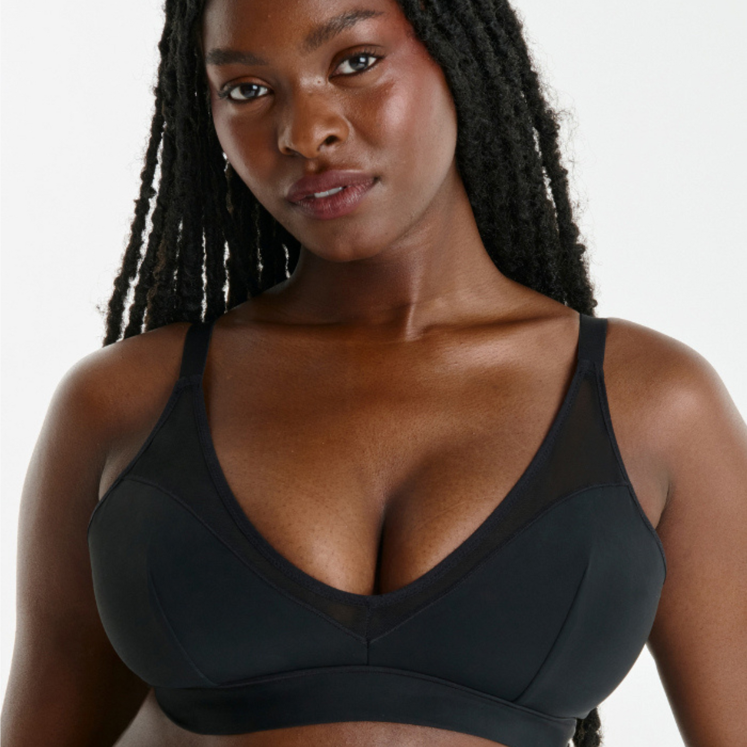 Plunge Mesh Bralette Maïa