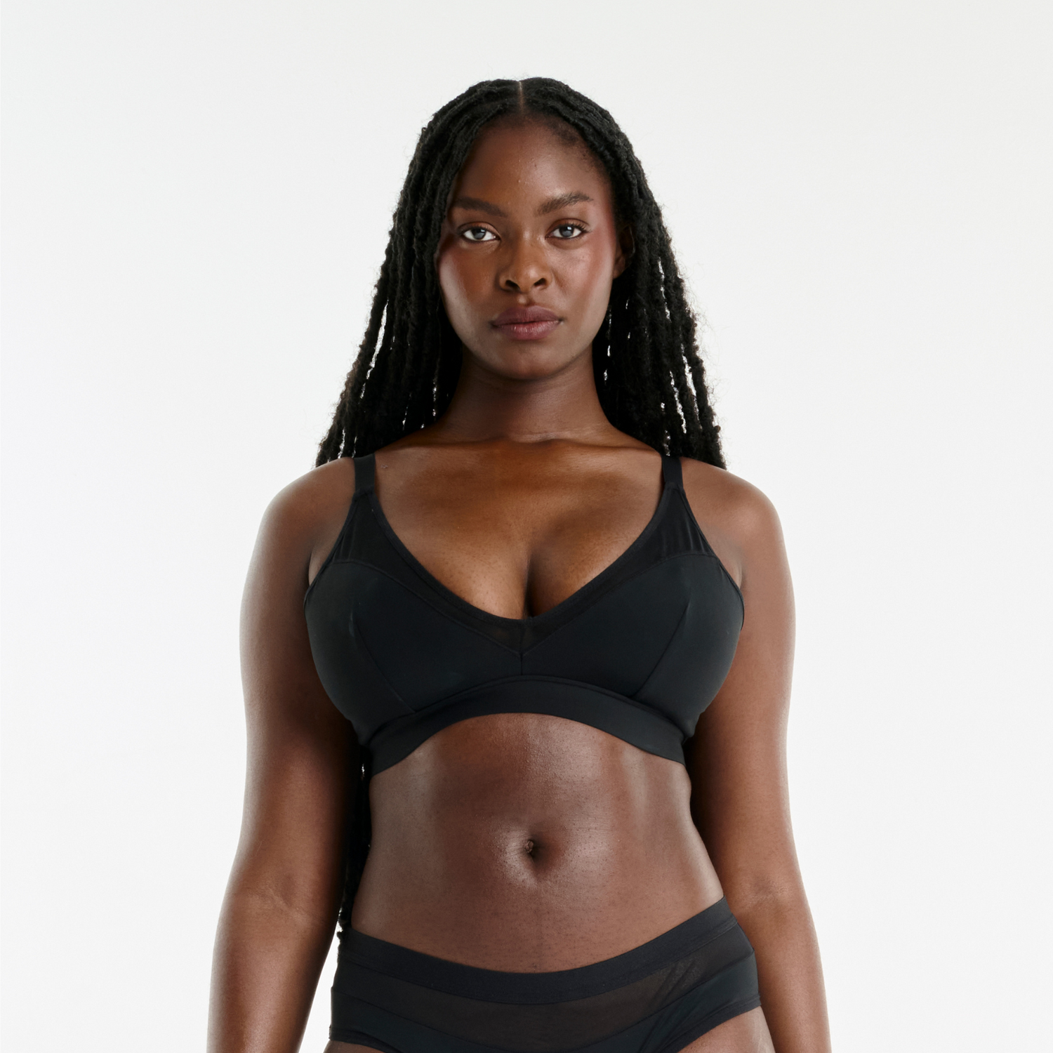 Plunge Mesh Bralette Maïa
