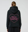 Sudadera con capucha Love de gran tamaño