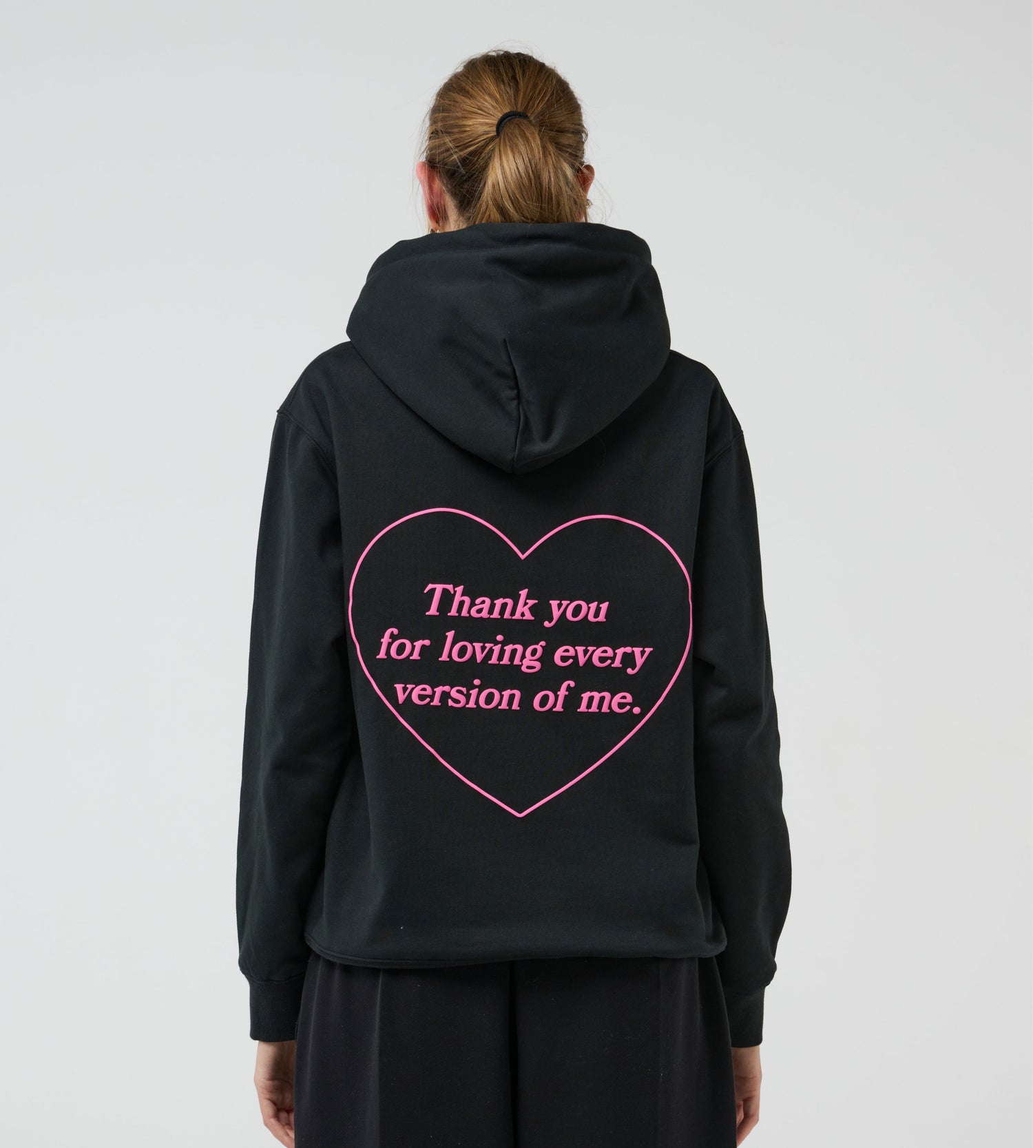 Sudadera con capucha Love de gran tamaño