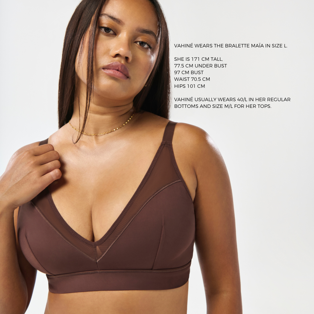 Plunge Mesh Bralette Maïa