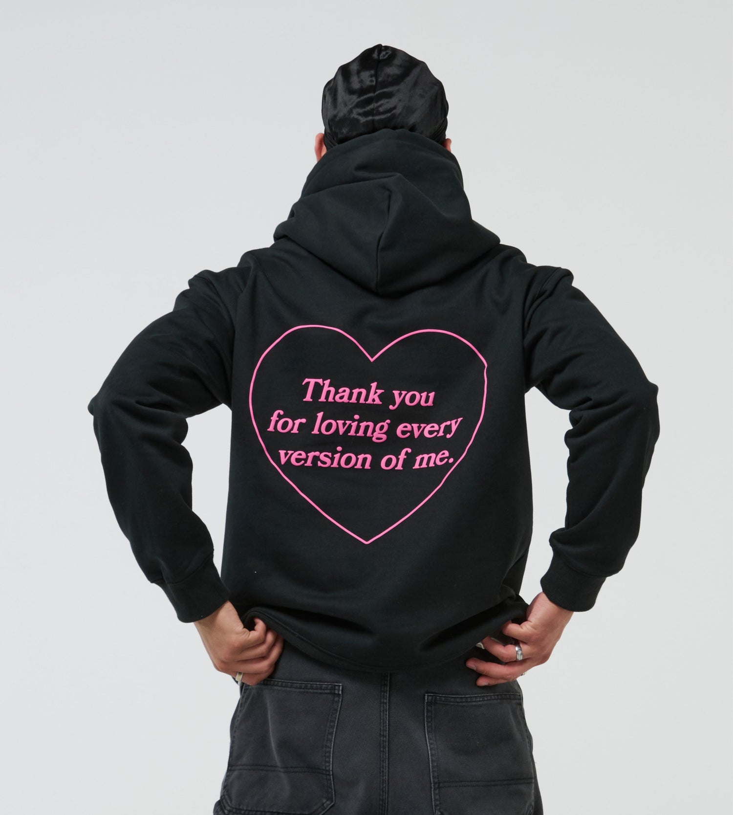 Sudadera con capucha Love de gran tamaño