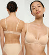 bh für kleine Brust in beige von vorne und hinten 