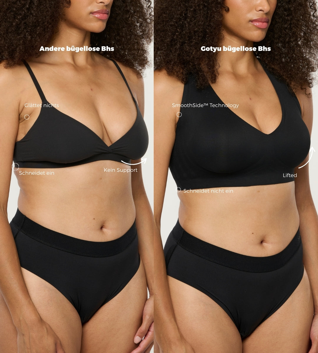 Every-day V-plunge Bralette Cleo