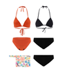 Perioden-Beachwear Starter Set 3-Periodenbeachwear + 2-Bikini Tops + Gratis Wetbag