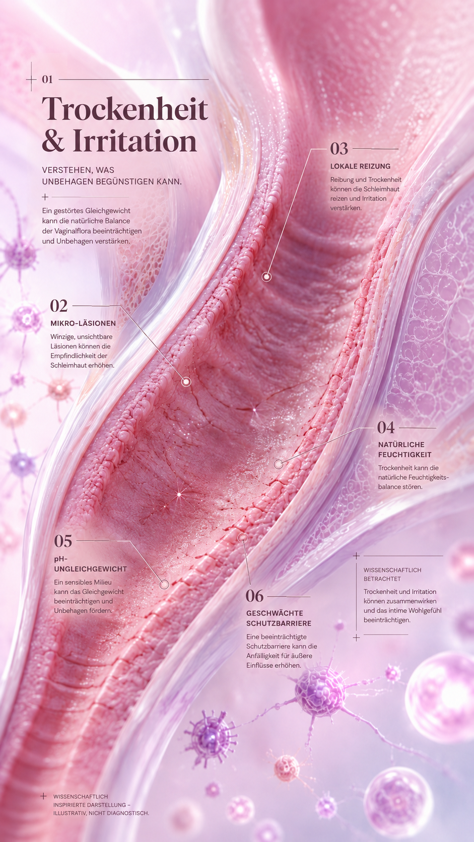 Vaginalflora Illustration