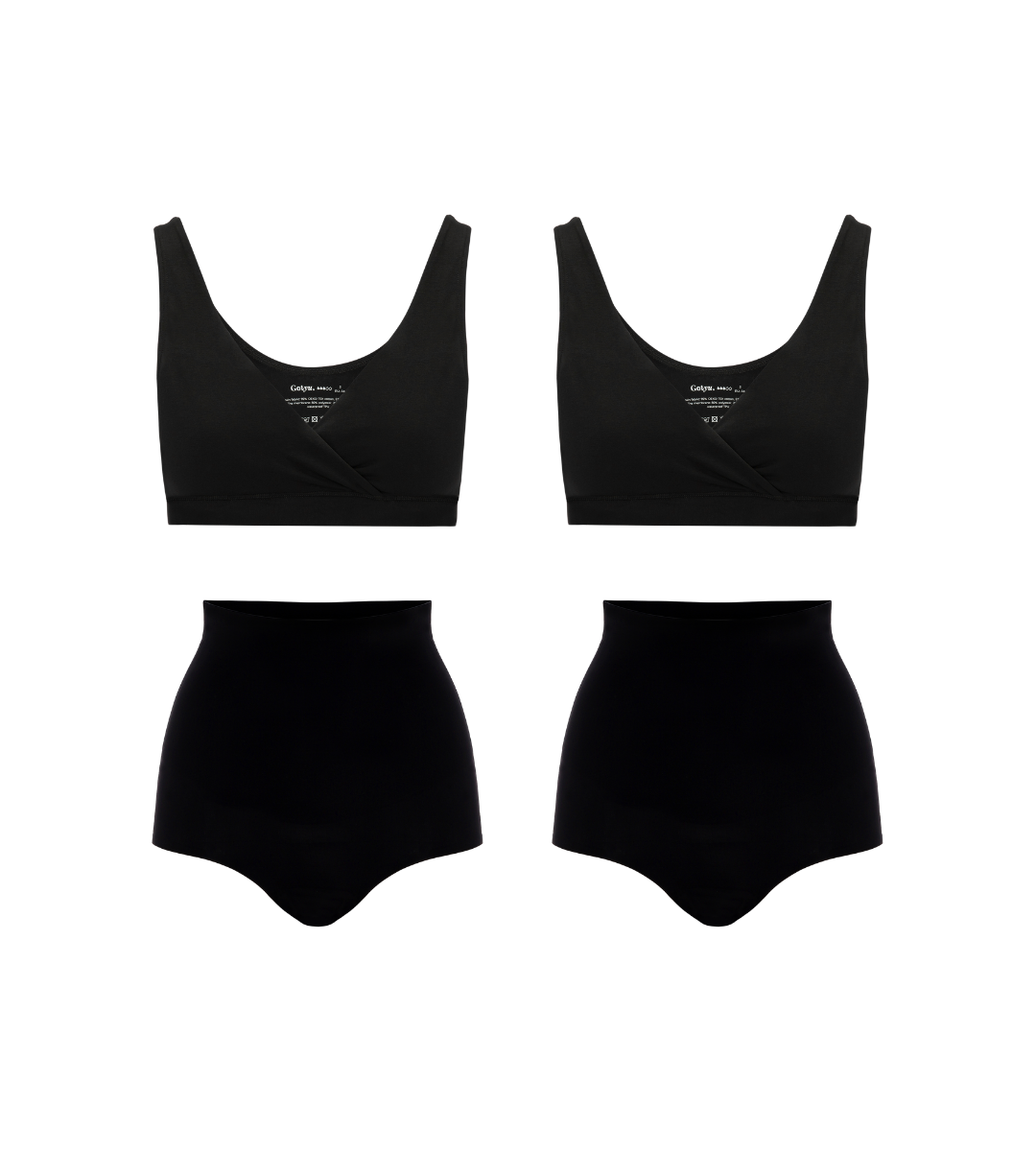 Mama Post-Partum Set — Still-BHs & Periodenslips für nach der Geburt