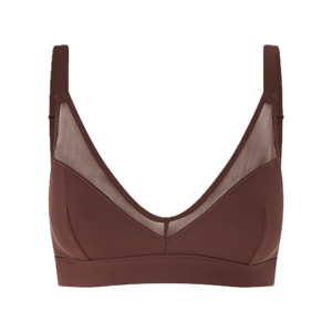 Diepuitgesneden mesh bralette Maïa