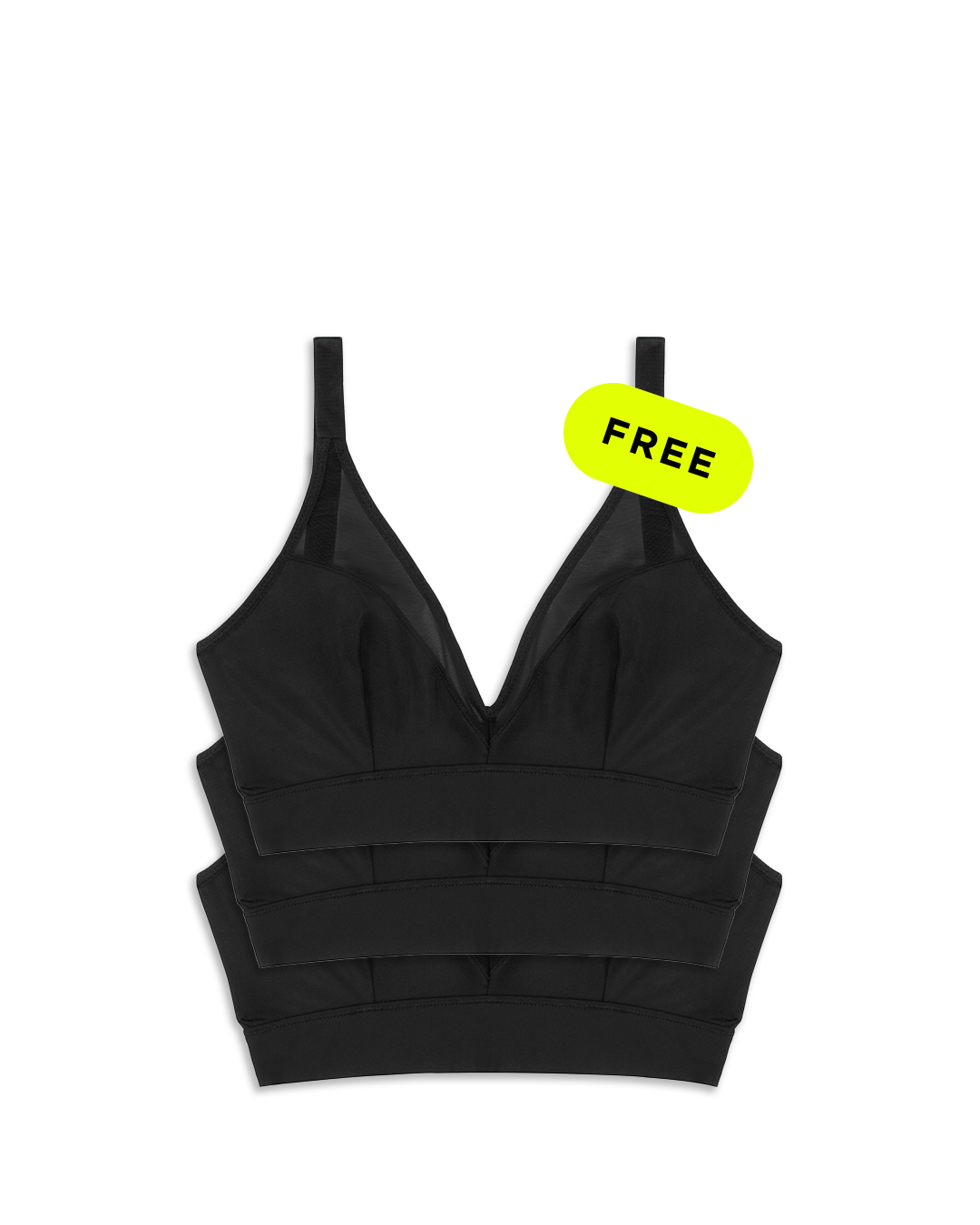 Plunge Mesh Bralette Maïa