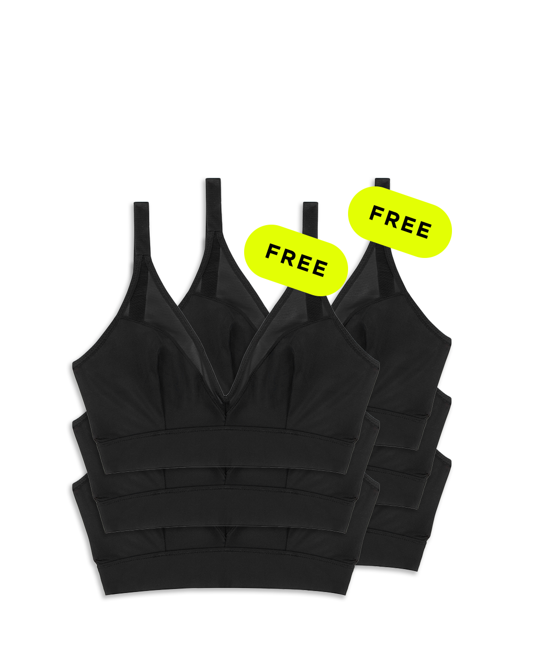 Plunge Mesh Bralette Maïa
