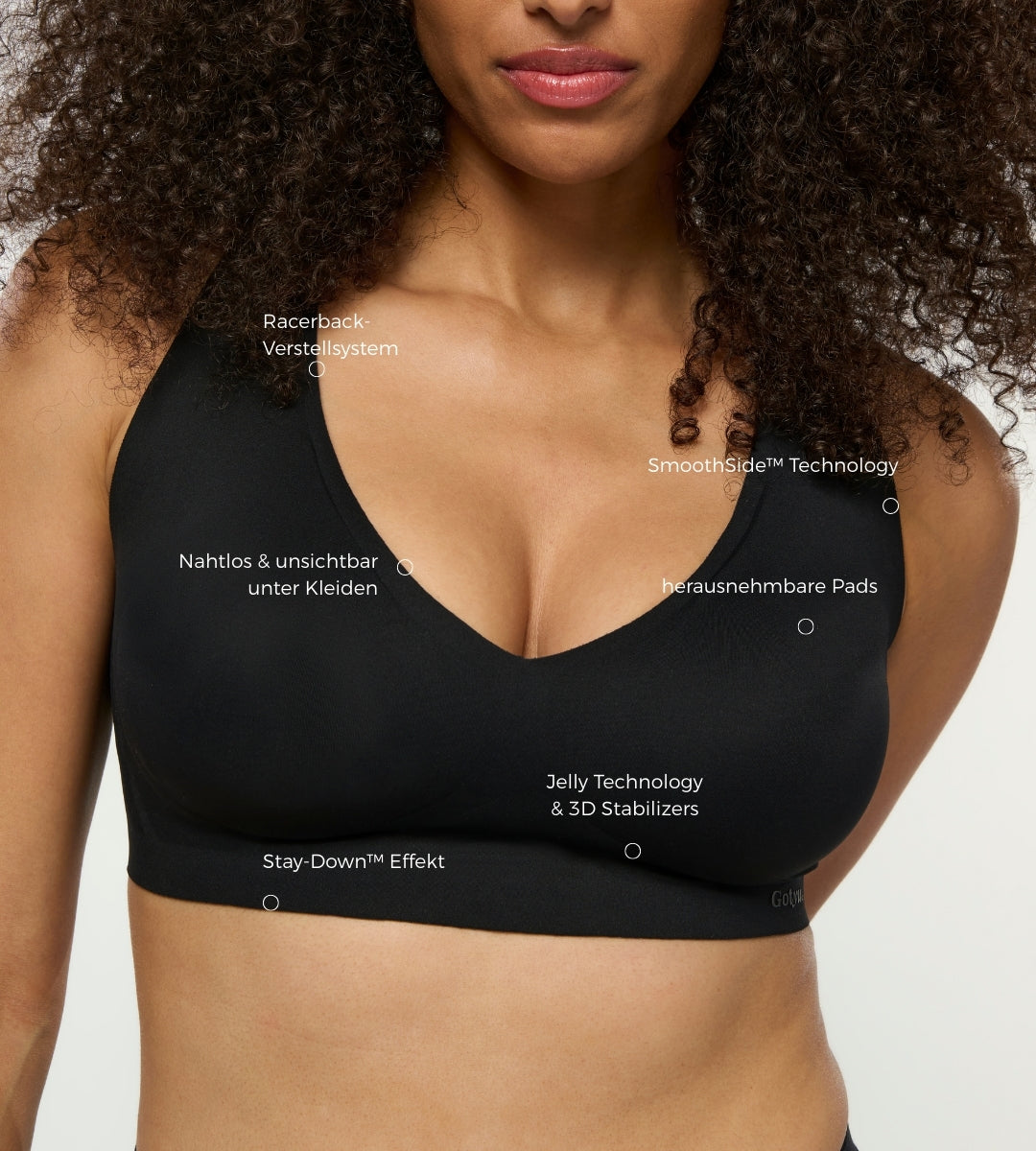 Every-day V-plunge Bralette Cleo