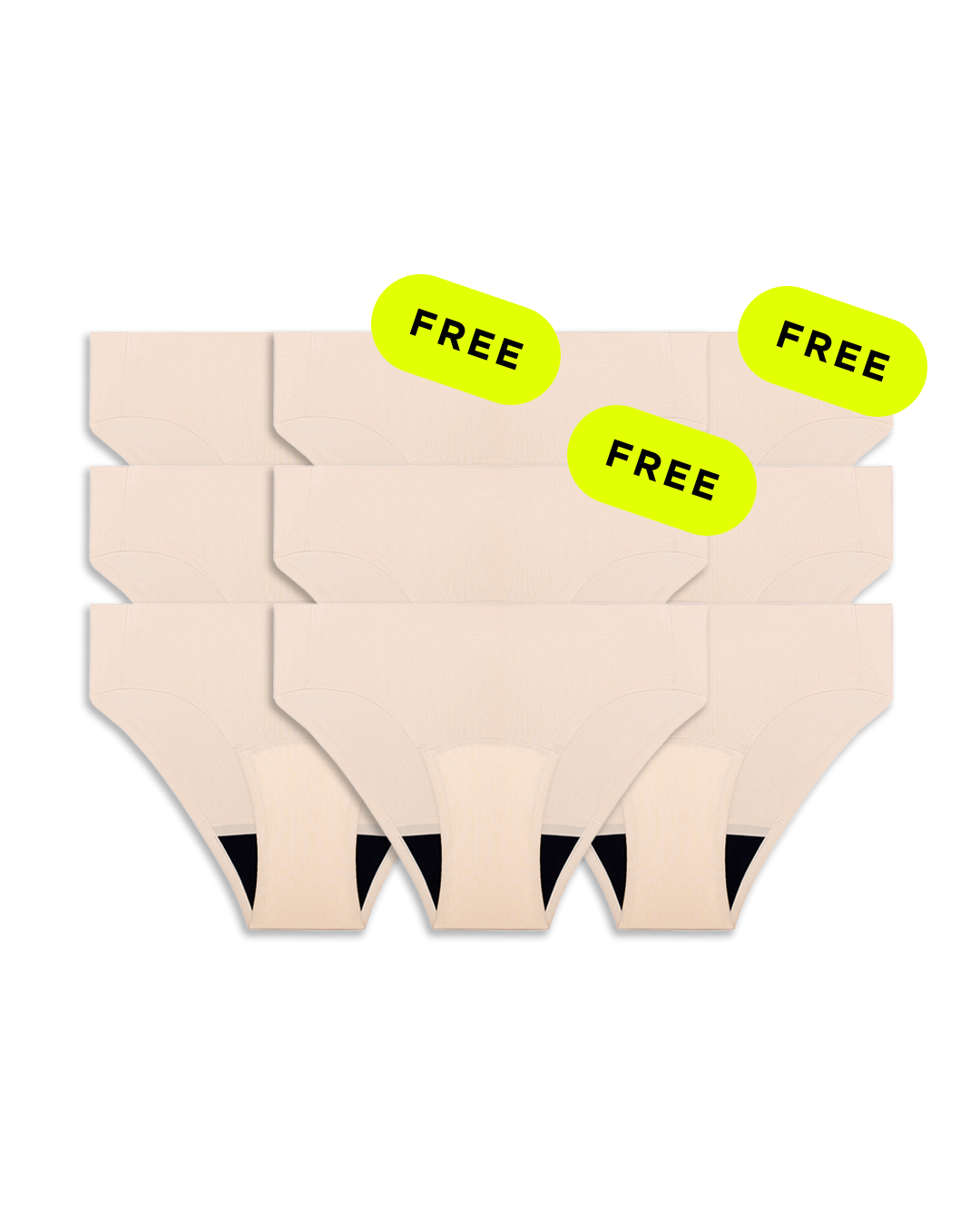 Rhea a prueba de fugas (sin costuras con cierre)
