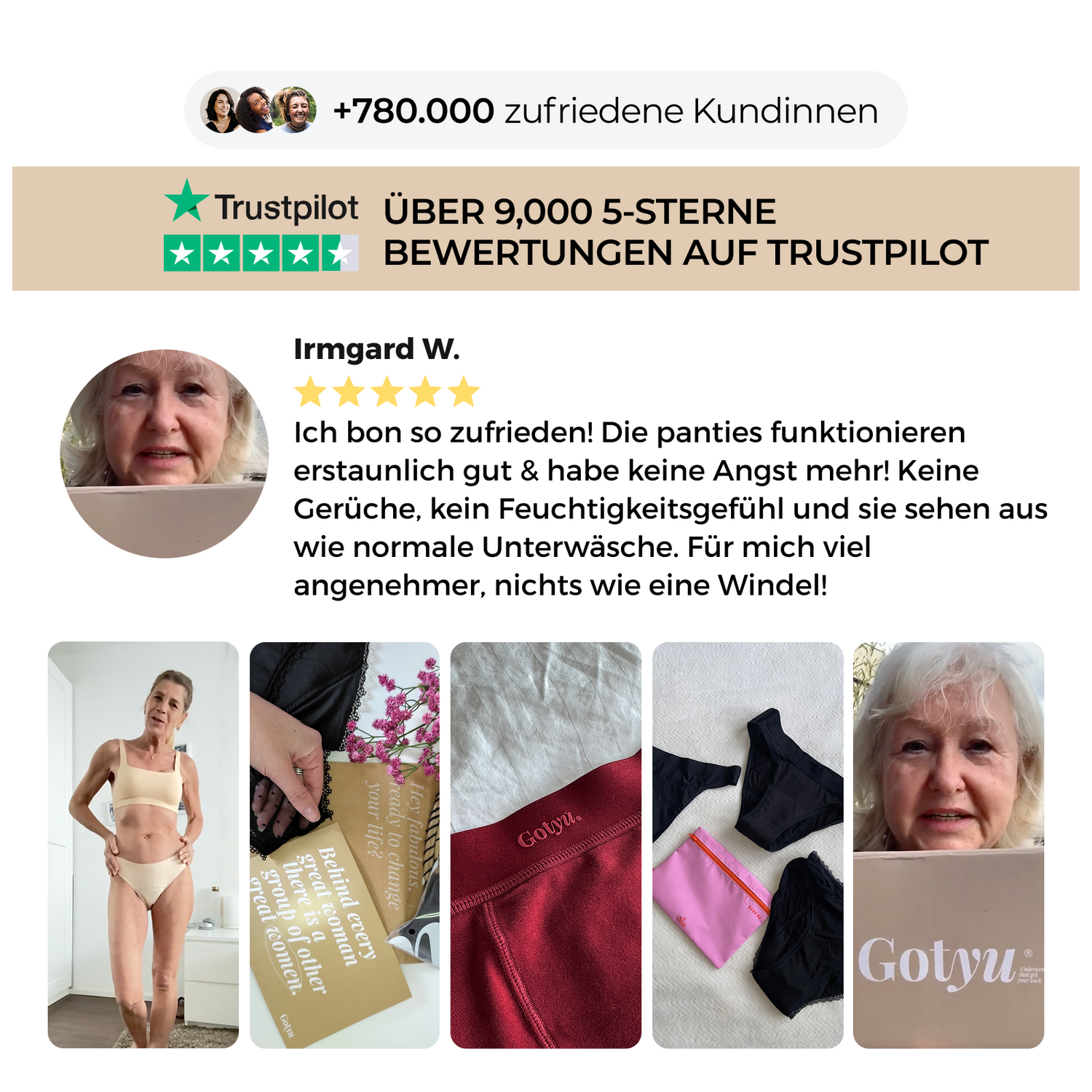 Incontinence Leakproof Minerva