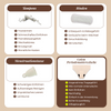 Detachable Nahtlose Leakproof Emilia mit Spitze (mit Verschluss)